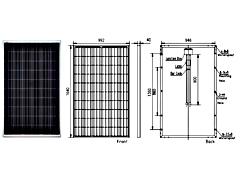 Polycrystalline panel Polycrystalline panel