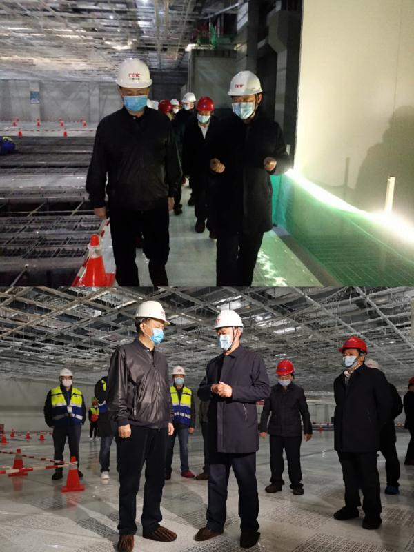 长沙市委副书记、代理市长郑建新一行调研8寸线项目