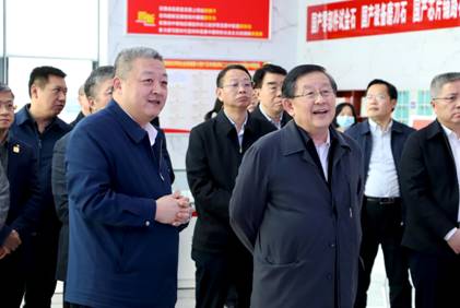 全国政协副主席、致公党主席万钢一行莅临楚微公司调研指导
