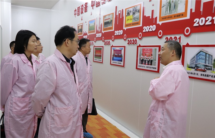 湖南省科技厅副厅长鲁先华调研中国电科第四十八研究所