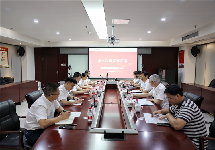 集团公司党建工作第六指导组莅临48所现场检查指导