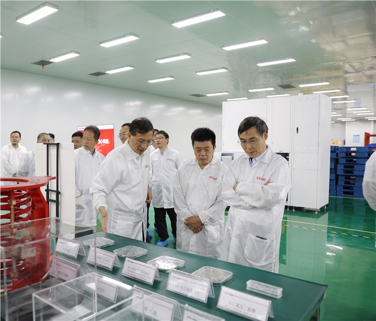 中国电科总监徐少俊、国家第三代半导体技术创新中心主任张鲁川一行调研48所