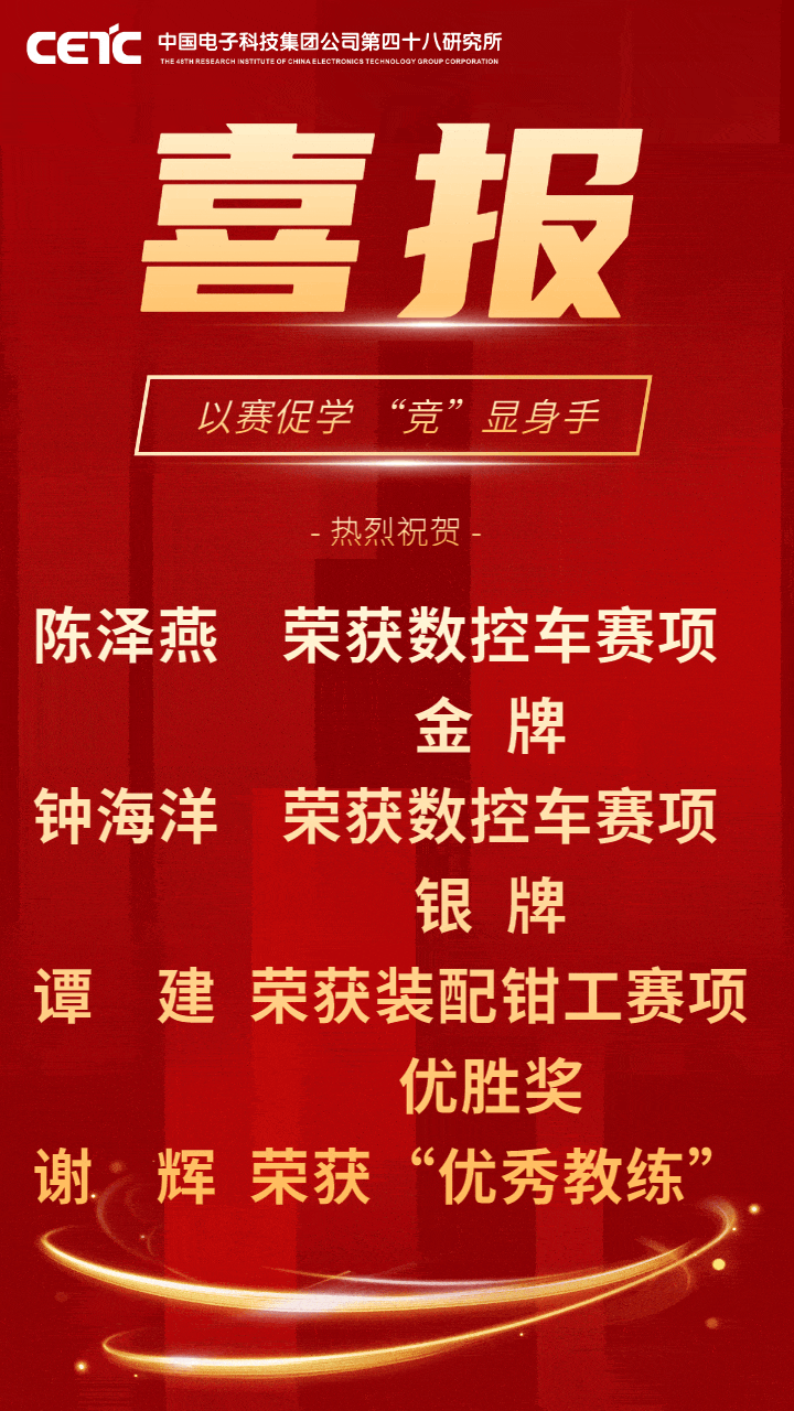 喜报！48所在长沙市第二届职业技能大赛中载誉而归！